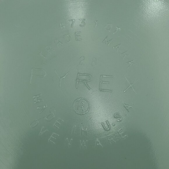 Pyrex Autumn Floral Verde Floral Square Flowers Casserole Dish 473 1 Quart Baker - Picture 8 of 8